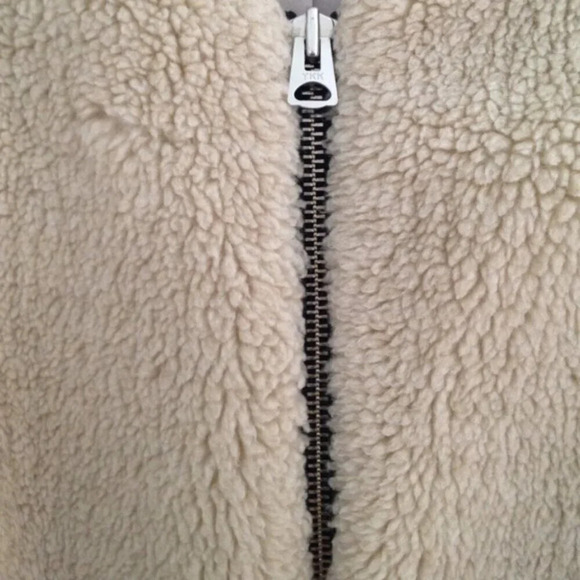 Aritzia Wilfred Verrier Plush Faux Sherling Jacket Coat Cream Size Small - Picture 5 of 9